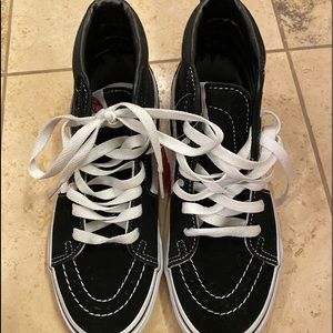 Brand new vans high too black sneakers